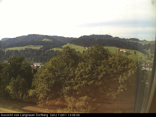 Webcam-Bild: Aussicht vom Dorfberg in Langnau 20110702-100500