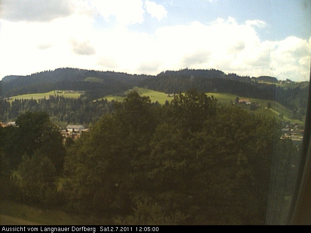 Webcam-Bild: Aussicht vom Dorfberg in Langnau 20110702-120500