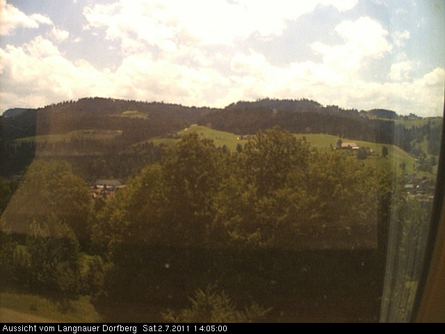 Webcam-Bild: Aussicht vom Dorfberg in Langnau 20110702-140500