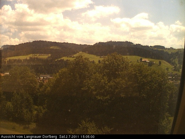 Webcam-Bild: Aussicht vom Dorfberg in Langnau 20110702-150500