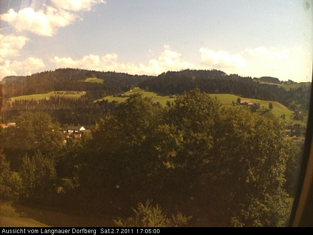 Webcam-Bild: Aussicht vom Dorfberg in Langnau 20110702-170500