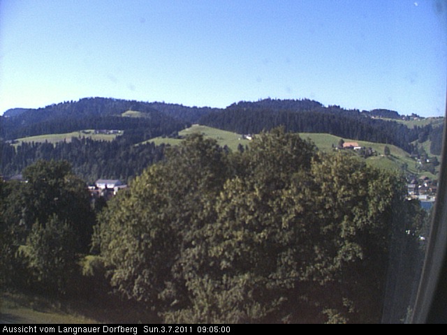 Webcam-Bild: Aussicht vom Dorfberg in Langnau 20110703-090500