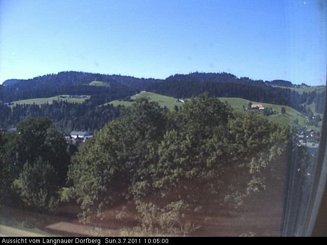 Webcam-Bild: Aussicht vom Dorfberg in Langnau 20110703-100500