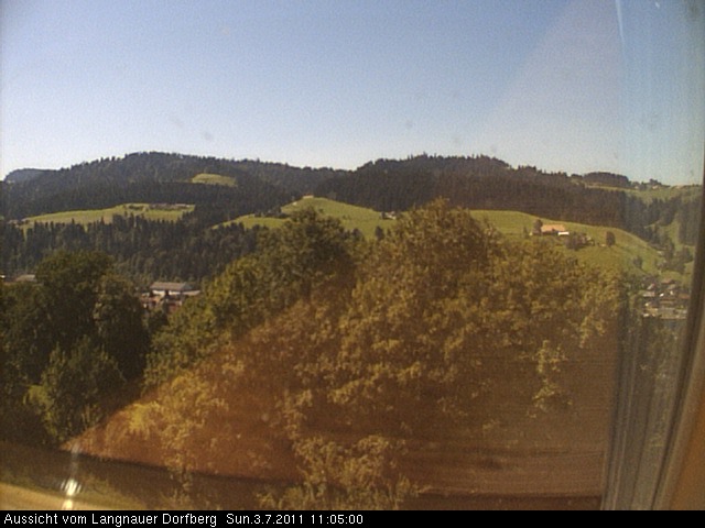 Webcam-Bild: Aussicht vom Dorfberg in Langnau 20110703-110500