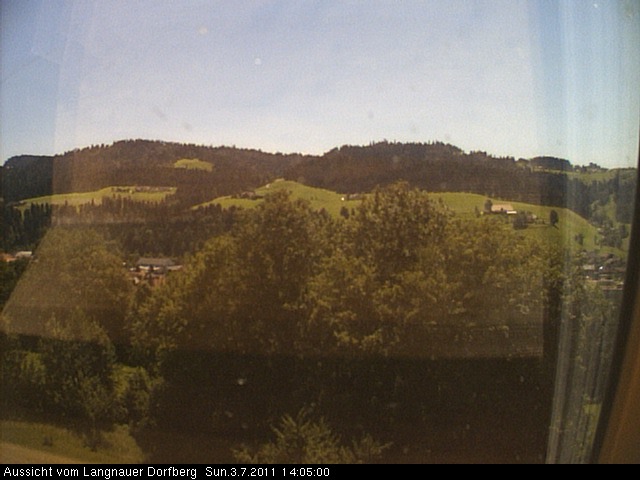 Webcam-Bild: Aussicht vom Dorfberg in Langnau 20110703-140500