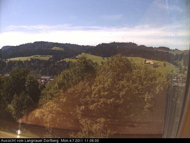 Webcam-Bild: Aussicht vom Dorfberg in Langnau 20110704-110500