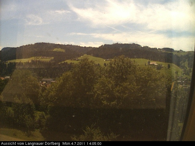 Webcam-Bild: Aussicht vom Dorfberg in Langnau 20110704-140500