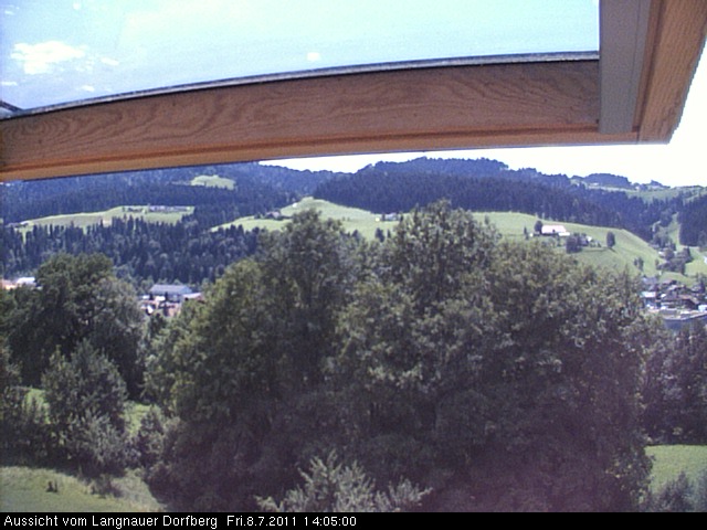 Webcam-Bild: Aussicht vom Dorfberg in Langnau 20110708-140500
