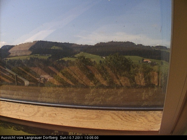 Webcam-Bild: Aussicht vom Dorfberg in Langnau 20110710-100500