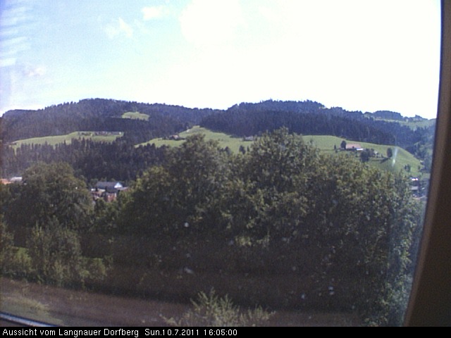 Webcam-Bild: Aussicht vom Dorfberg in Langnau 20110710-160500