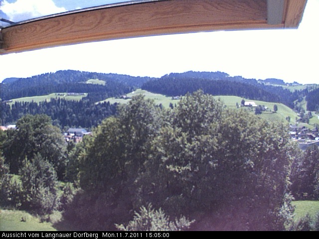 Webcam-Bild: Aussicht vom Dorfberg in Langnau 20110711-150500