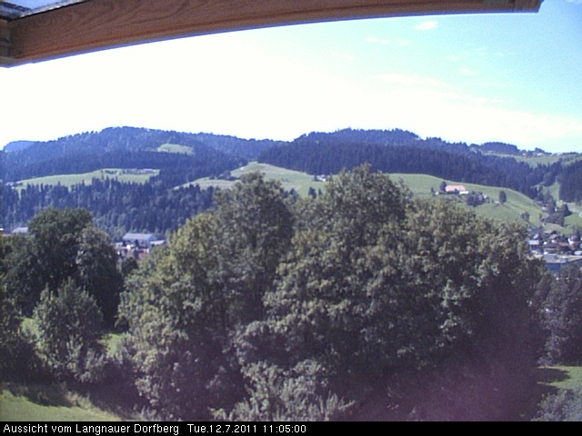Webcam-Bild: Aussicht vom Dorfberg in Langnau 20110712-110500