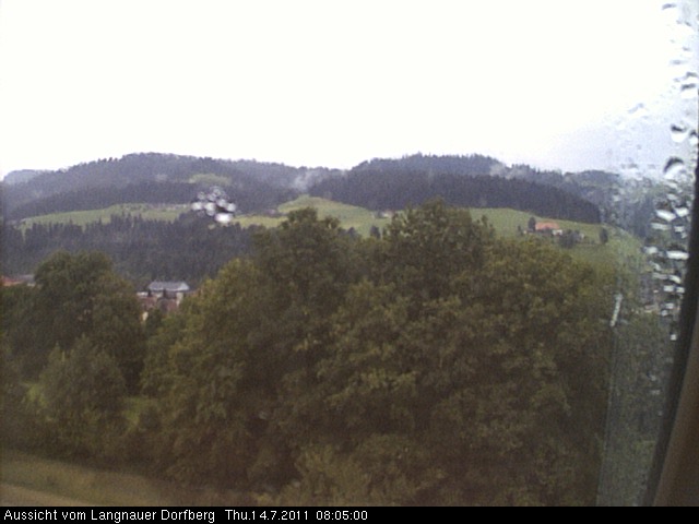 Webcam-Bild: Aussicht vom Dorfberg in Langnau 20110714-080500