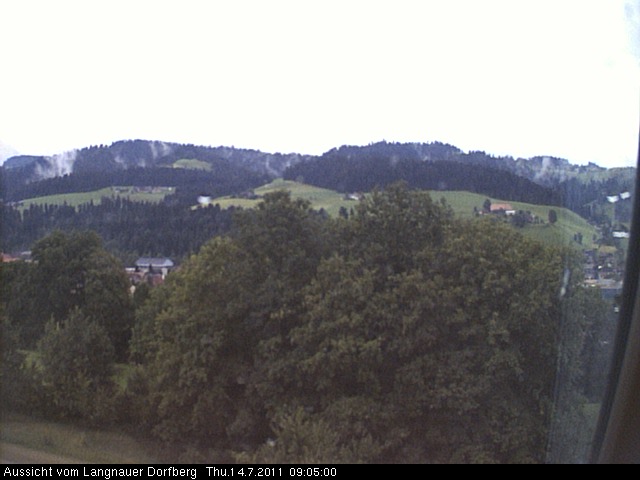 Webcam-Bild: Aussicht vom Dorfberg in Langnau 20110714-090500