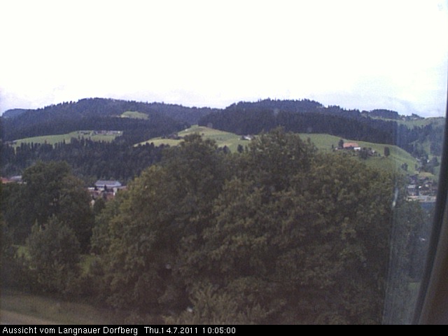 Webcam-Bild: Aussicht vom Dorfberg in Langnau 20110714-100500