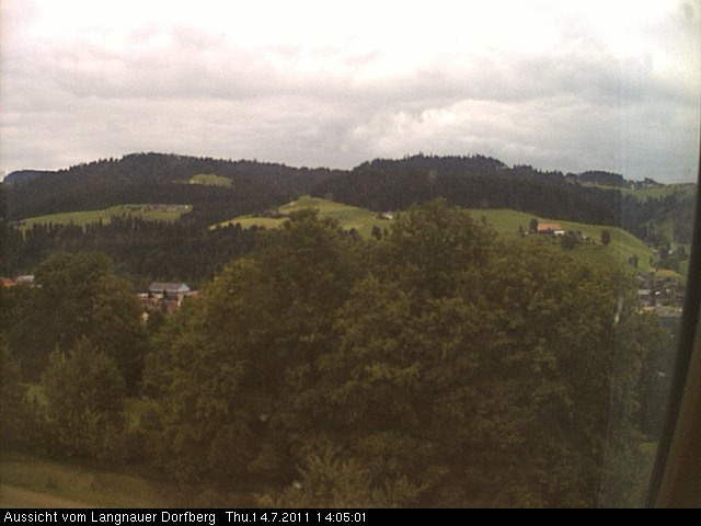 Webcam-Bild: Aussicht vom Dorfberg in Langnau 20110714-140501