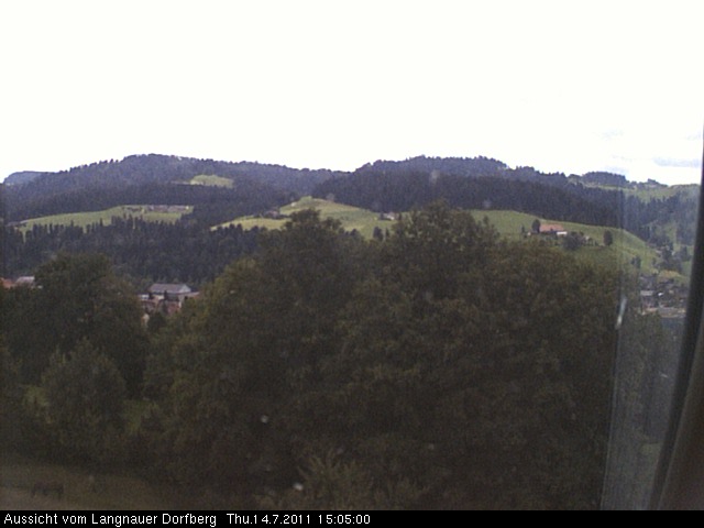 Webcam-Bild: Aussicht vom Dorfberg in Langnau 20110714-150500