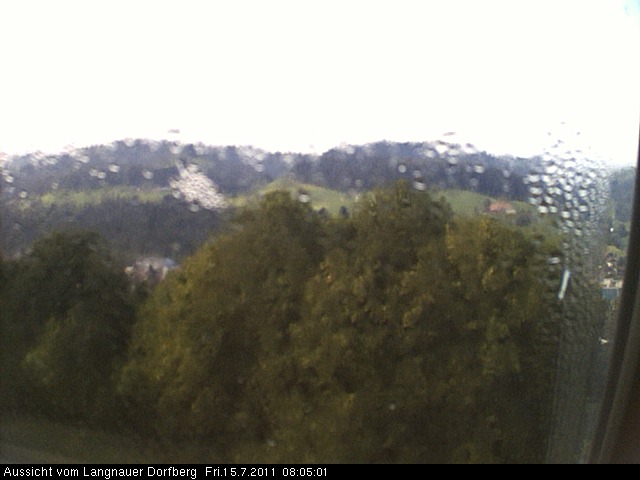 Webcam-Bild: Aussicht vom Dorfberg in Langnau 20110715-080501