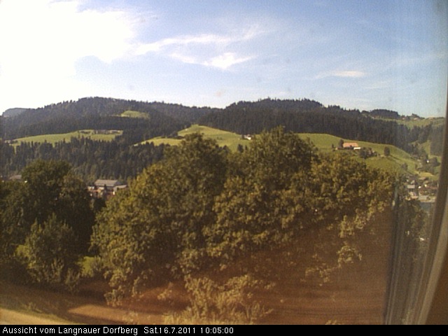 Webcam-Bild: Aussicht vom Dorfberg in Langnau 20110716-100500