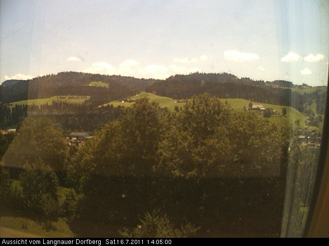 Webcam-Bild: Aussicht vom Dorfberg in Langnau 20110716-140500