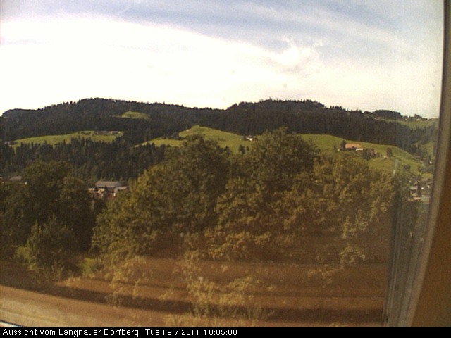 Webcam-Bild: Aussicht vom Dorfberg in Langnau 20110719-100500