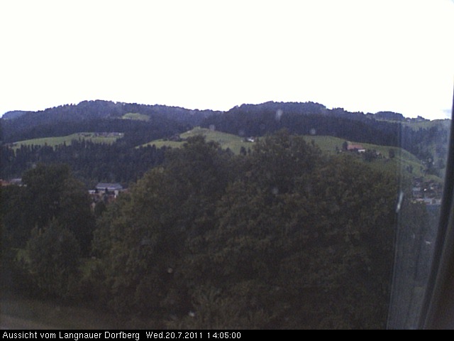 Webcam-Bild: Aussicht vom Dorfberg in Langnau 20110720-140500