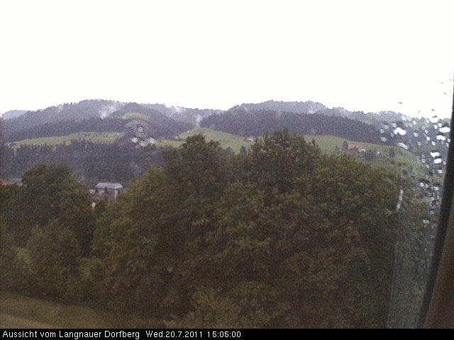 Webcam-Bild: Aussicht vom Dorfberg in Langnau 20110720-150500
