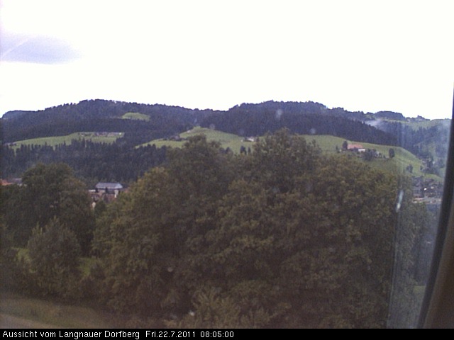 Webcam-Bild: Aussicht vom Dorfberg in Langnau 20110722-080500