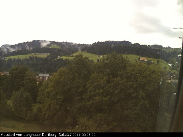 Webcam-Bild: Aussicht vom Dorfberg in Langnau 20110723-090500