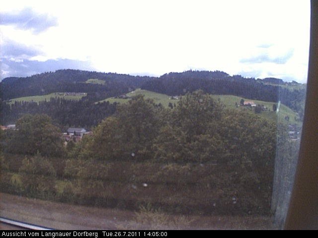 Webcam-Bild: Aussicht vom Dorfberg in Langnau 20110726-140500