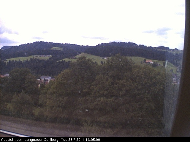 Webcam-Bild: Aussicht vom Dorfberg in Langnau 20110726-160500