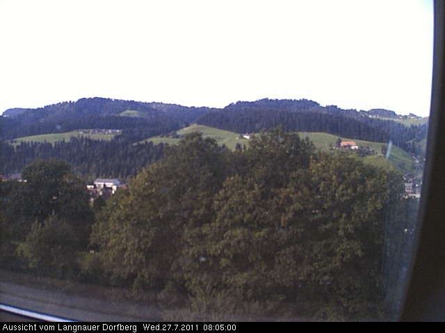 Webcam-Bild: Aussicht vom Dorfberg in Langnau 20110727-080500
