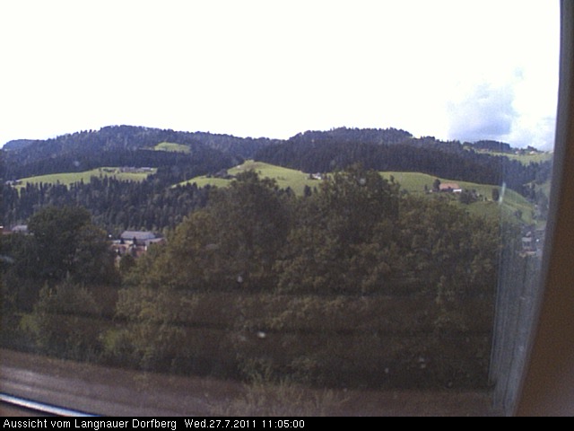 Webcam-Bild: Aussicht vom Dorfberg in Langnau 20110727-110500