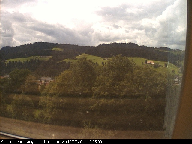 Webcam-Bild: Aussicht vom Dorfberg in Langnau 20110727-120500