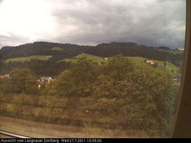 Webcam-Bild: Aussicht vom Dorfberg in Langnau 20110727-150500