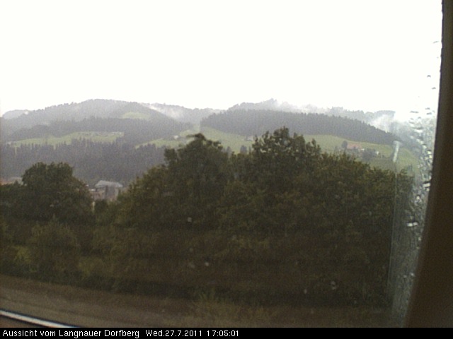 Webcam-Bild: Aussicht vom Dorfberg in Langnau 20110727-170501