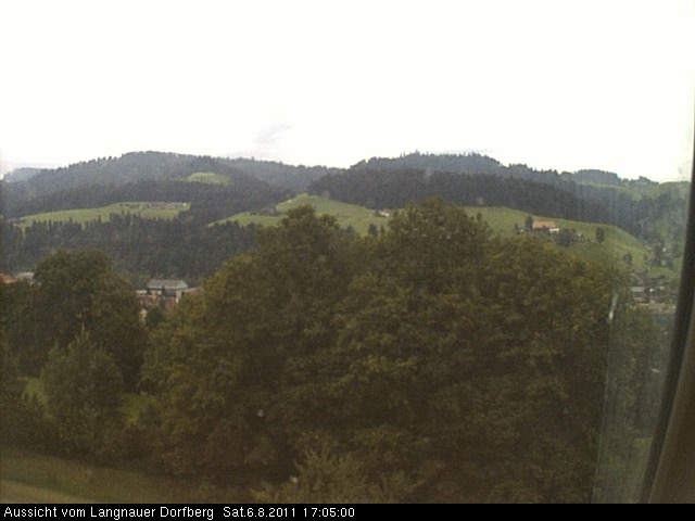 Webcam-Bild: Aussicht vom Dorfberg in Langnau 20110806-170500