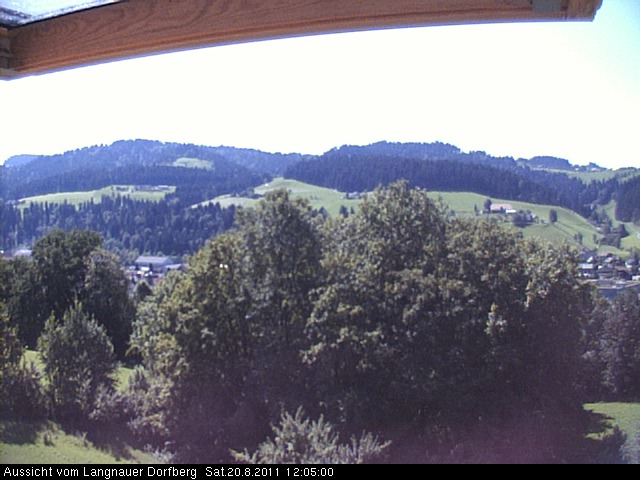 Webcam-Bild: Aussicht vom Dorfberg in Langnau 20110820-120500