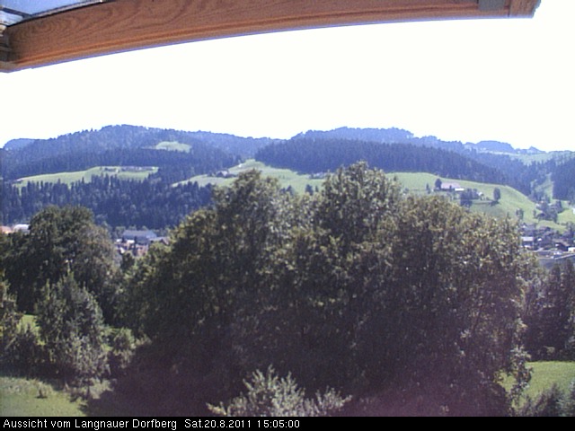 Webcam-Bild: Aussicht vom Dorfberg in Langnau 20110820-150500