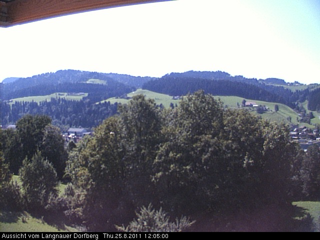 Webcam-Bild: Aussicht vom Dorfberg in Langnau 20110825-120500