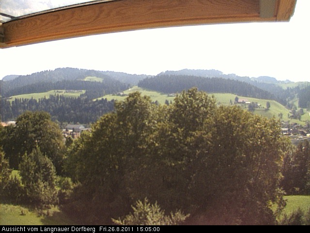 Webcam-Bild: Aussicht vom Dorfberg in Langnau 20110826-150500