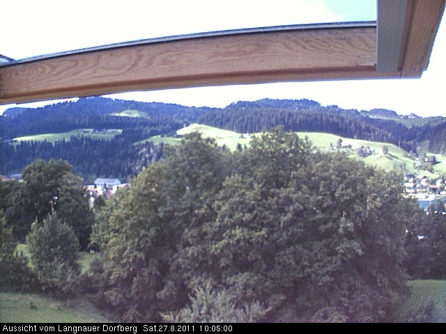 Webcam-Bild: Aussicht vom Dorfberg in Langnau 20110827-100500