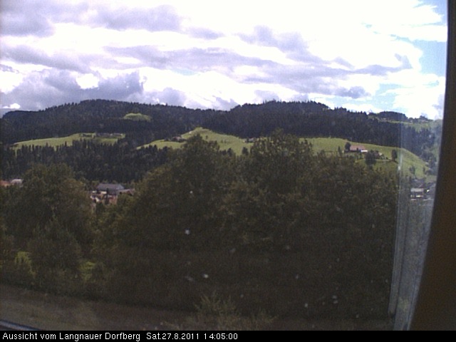 Webcam-Bild: Aussicht vom Dorfberg in Langnau 20110827-140500