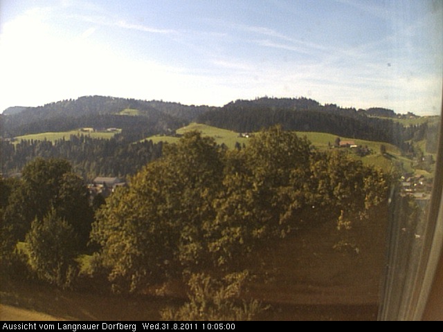 Webcam-Bild: Aussicht vom Dorfberg in Langnau 20110831-100500