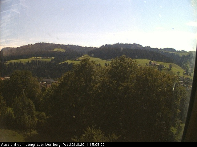 Webcam-Bild: Aussicht vom Dorfberg in Langnau 20110831-150500