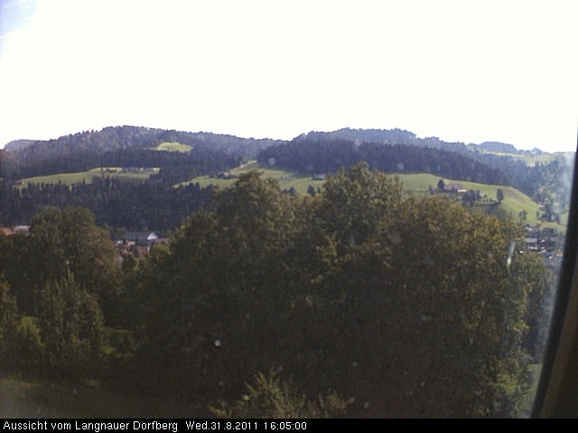 Webcam-Bild: Aussicht vom Dorfberg in Langnau 20110831-160500