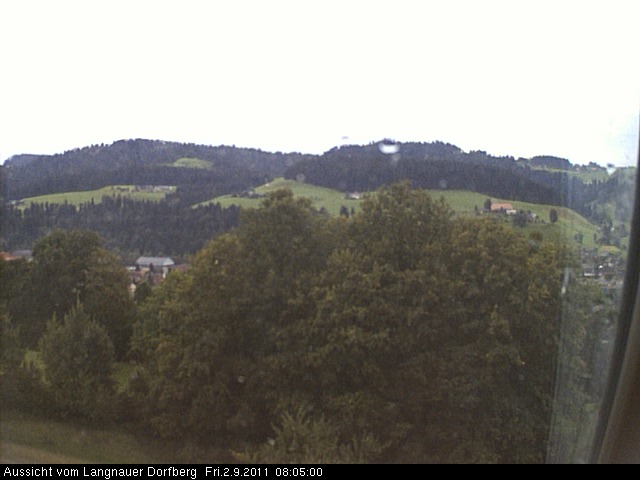 Webcam-Bild: Aussicht vom Dorfberg in Langnau 20110902-080500