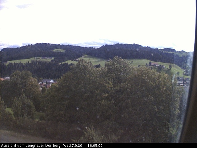 Webcam-Bild: Aussicht vom Dorfberg in Langnau 20110907-160500