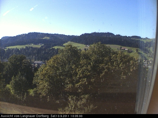 Webcam-Bild: Aussicht vom Dorfberg in Langnau 20110910-100500