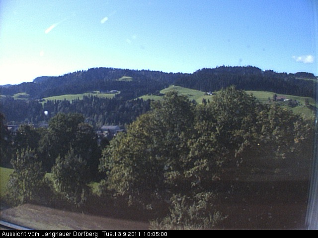 Webcam-Bild: Aussicht vom Dorfberg in Langnau 20110913-100500